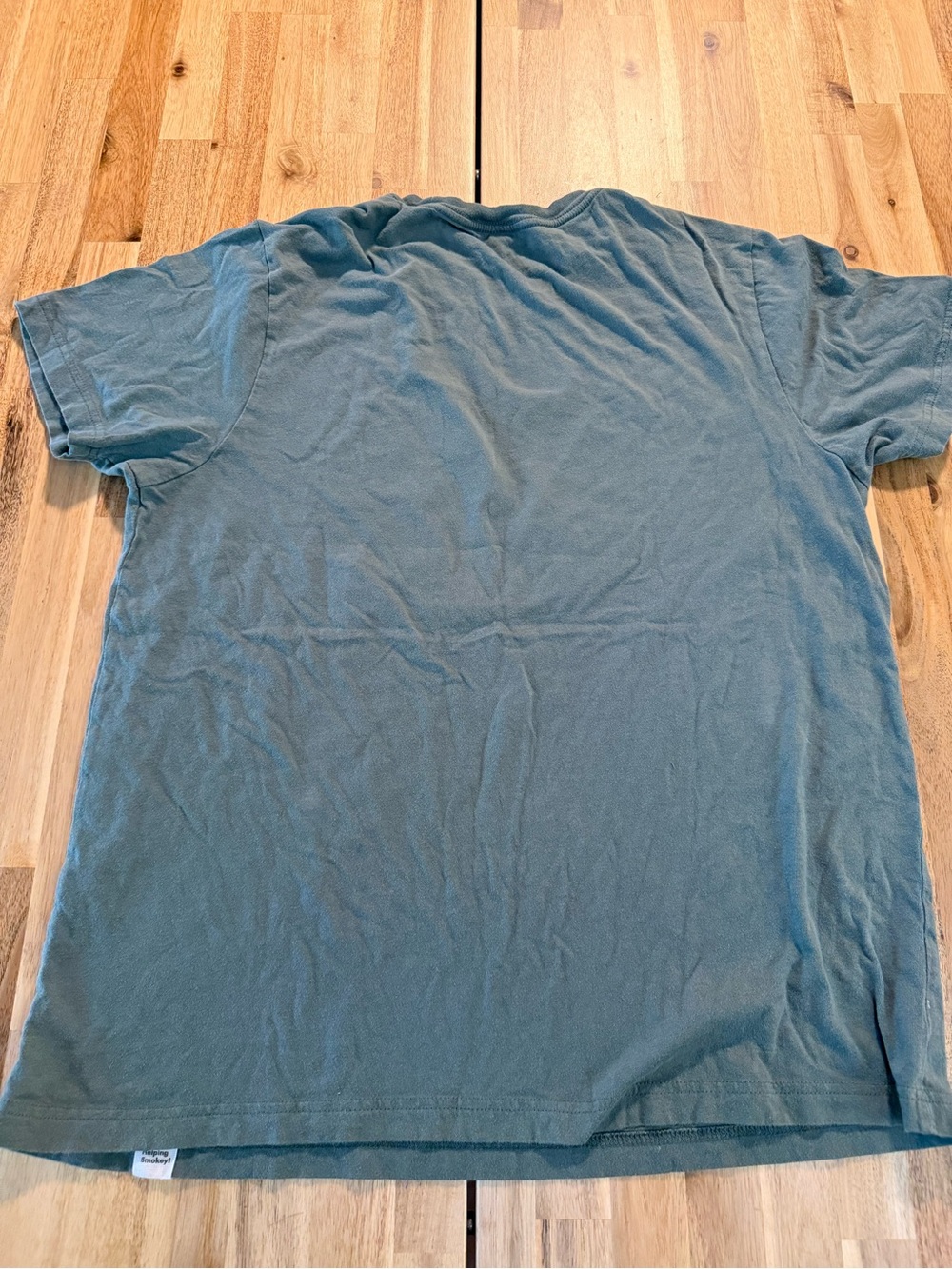 Smokey Bear Graphic Tee - Forest Green Short Sleeve Shirt - Picture 5 of 9